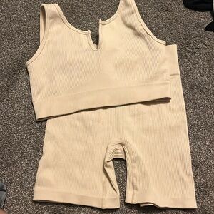 two piece spandex set